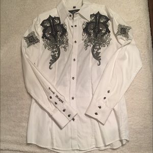 Roar button down shirt size medium
